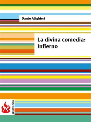 cover image of La divina comedia. Infierno (low cost). Edición limitada